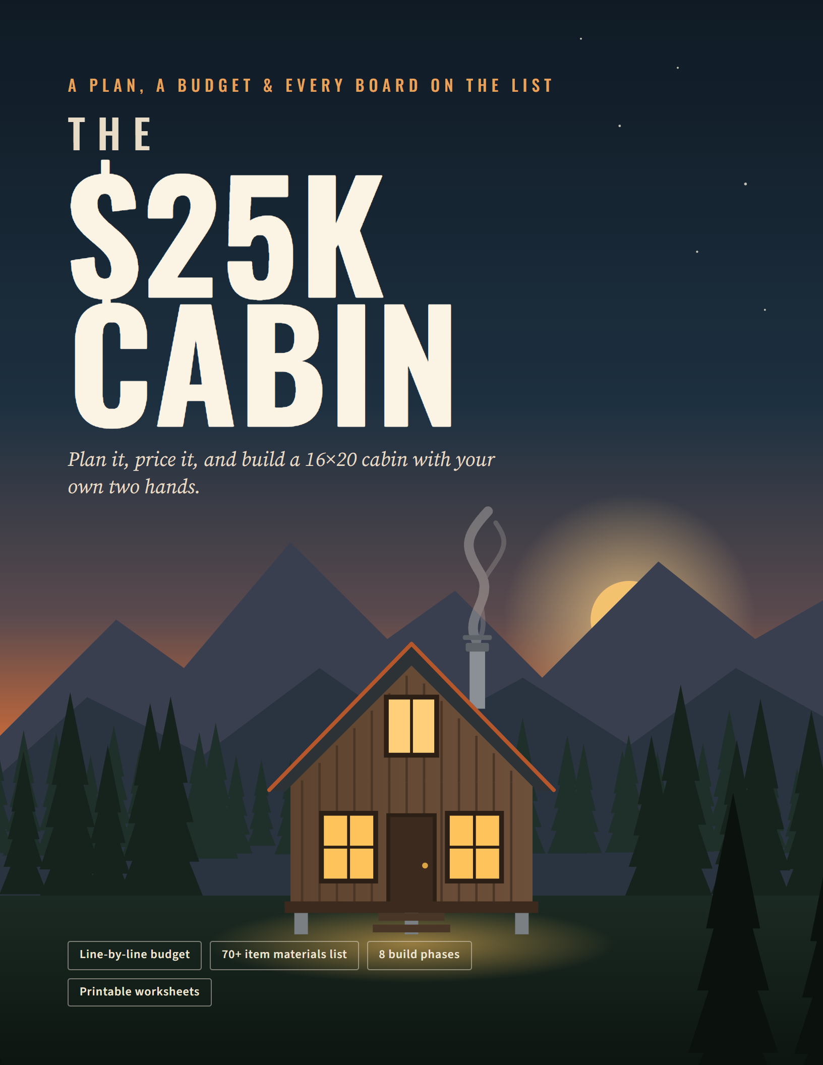 The $25K Cabin guide cover